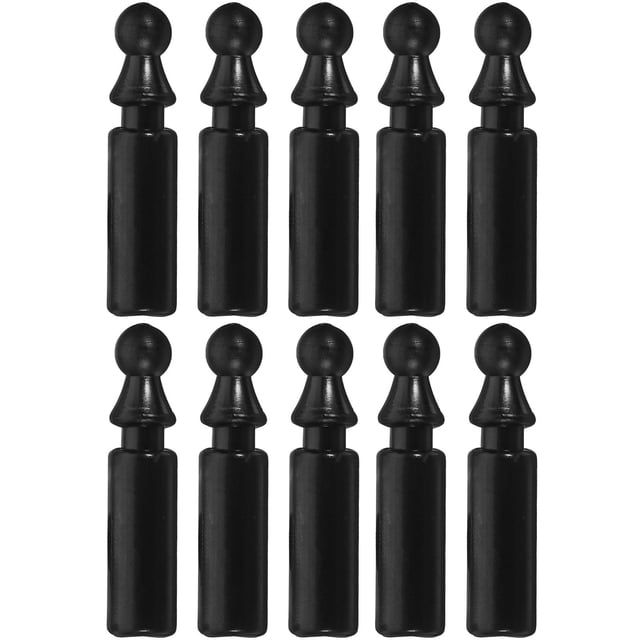 HINTRMENT Umbrella Small Beads Metal Black 10Pcs for Folding Umbrellas Accessories Simple Design