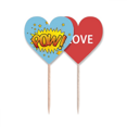 thumbnail image 1 of Palillos de dientes bandera etiqueta de amor selección de pastelitos, 1 of 4