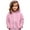 #~Pink1878, variant on Girls Zip Up Hoodie Cute Heart Print Fleece Soft Hooded Sweatshirt Jacket, Sizes 3-12