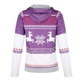 thumbnail image 5 of outfmvch sweaters for women autumn winter christmas ed pocket hooded casual sweater cardigan for women fall clothes for women, 5 of 8