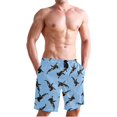 thumbnail image 5 of Men's Killer-Whales-Orcas-Ocean-Sea-Animals Quick Dry Swim Trunks with Pockets Beach Board Shorts Bathing Suits S-3XL, 5 of 7