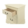 thumbnail image 4 of Glory Furniture Louis Phillipe 3 Drawer Nightstand in Beige, 4 of 5