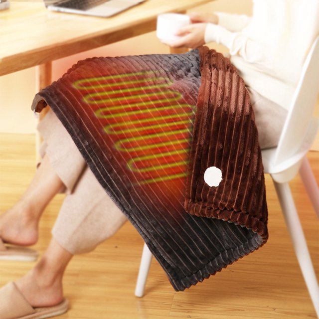 Wzzjkit Electrical Heating Blanket Heating Shawl Electrical Blanket Office Knee Pads Leg Warmer Artifact