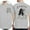 Ash, variant on Christian T-Shirt, Double-Sided Peace Shirt with Jesus Illustration – John 16:33 Scripture Tee, Ash, Size S