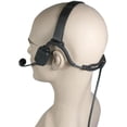 thumbnail image 3 of Pryme® NBP-BH01 Tactical Bone Conduction Headset w/Conduction Speakers, Boom Microphone, Round (Hockey Puck) PTT Switch and Plug for Kenwood, Baofeng, Wouxon, TYT 2-Pin Radios, 3 of 3