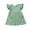 Light Green, variant on FLMEI 1-4T Girls Summer Dress for Kids Toddler Flying Sleeves Princess Dresses Baby Girls Solid Colour Sundress