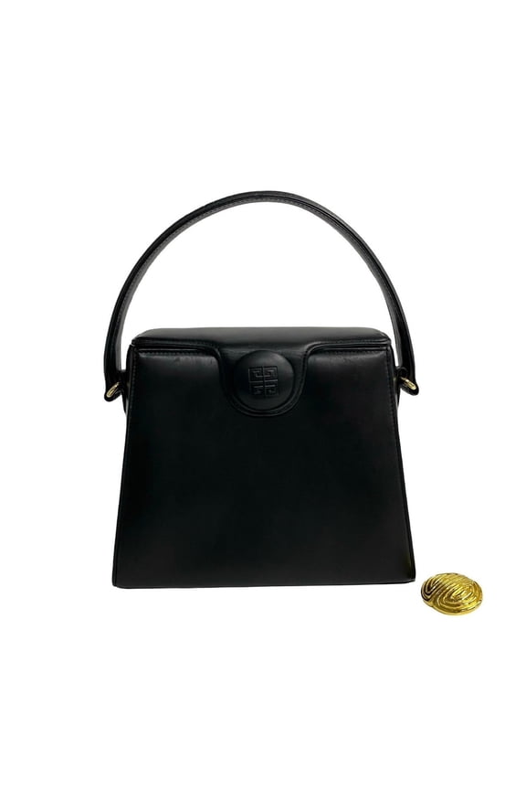 Pre-Owned GIVENCHY Givenchy 4G logo hardware leather genuine handbag mini shoulder... (Good)