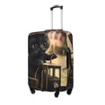 thumbnail image 1 of KLL Adorable Kitten On Mini Train Print Travel Dust-proof Suitcase Cover Print Luggage Cover Protector for 18-32inch-Large, 1 of 7