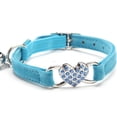 thumbnail image 2 of TIMIFIS Cat Collars Cute Crystal Elastic Dog Collar Velvet Bell Heart Shape Pet Necklacce Cat Collar PersonalizedFall, 2 of 4