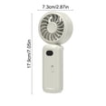 thumbnail image 3 of Ohmyroo Clip-On Portable Folding Fan USB Rechargeable, 3 of 6