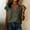 Army Green, variant on Womens Cotton Linen Tops Short Sleeve Shirts Wrap V Neck T Shirts Lightwieght Loose Summer Top