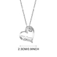thumbnail image 3 of FcBaudy Necklace for Women, Jewelry for Women, Women's Jewelry Simples Temperament Letter Mom Necklace Female Fashion Diamond Clavicle Chain Mother's Day Necklace Gift the Necklace, 3 of 3