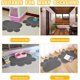 thumbnail image 4 of Alfombrilla de arena para gatos con forma de pata bonita, alfombrilla de alimentación para mascotas, 15 x 12, cuenco de agua para comida de gato, mantel individual antideslizante para cachorros y, 4 of 5