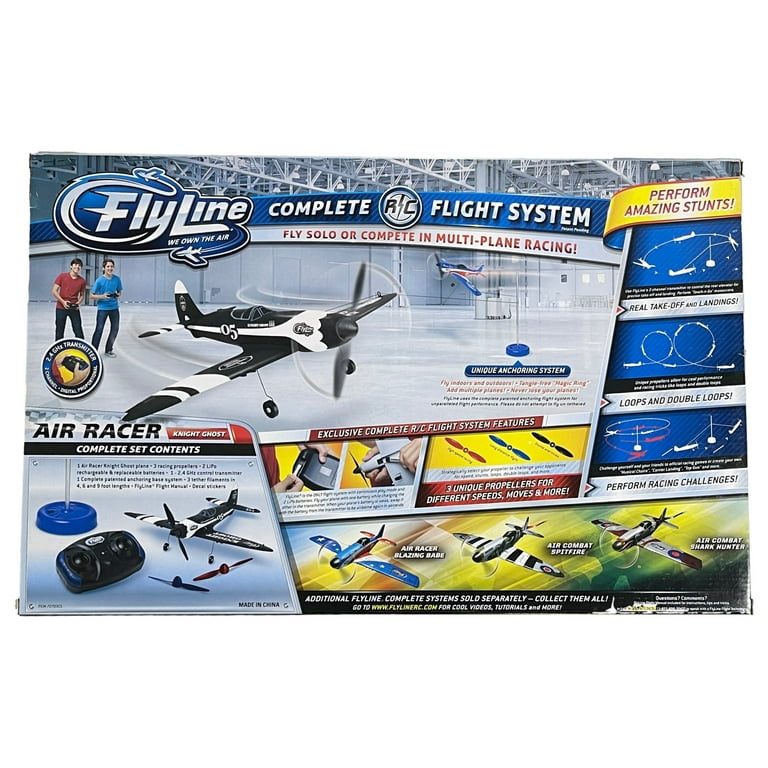 FlyLine Air Racer Complete Remote-Controlled Flight System Knight Ghost  Airplane 