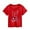 00#Red1301, variant on Toddler Girls Summer Eyewear Bunny Line Art Tee Shirt Short Sleeve Crew Neck Groovy Casual T-Shirt