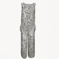 thumbnail image 2 of ZEHJUHAN Women's Vintage Floral Sleeveless Wide Leg Jumpsuit with Button Front Pockets for Spring Summer Pattern6，XL, 2 of 4