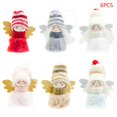 thumbnail image 5 of Adorno De Navidad YONGSHENG Ángel De Peluche 6 unids/set Colgante, 5 of 5