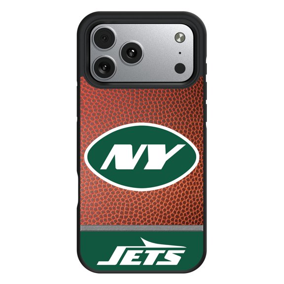New York Jets iPhone Bump Case with Football Design