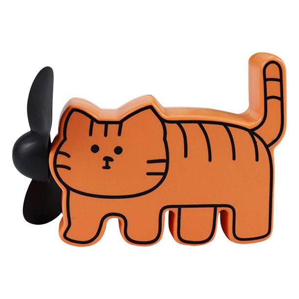 Summer Handheld Usb Fan Cartoon Cute Cat Rechargeable Student