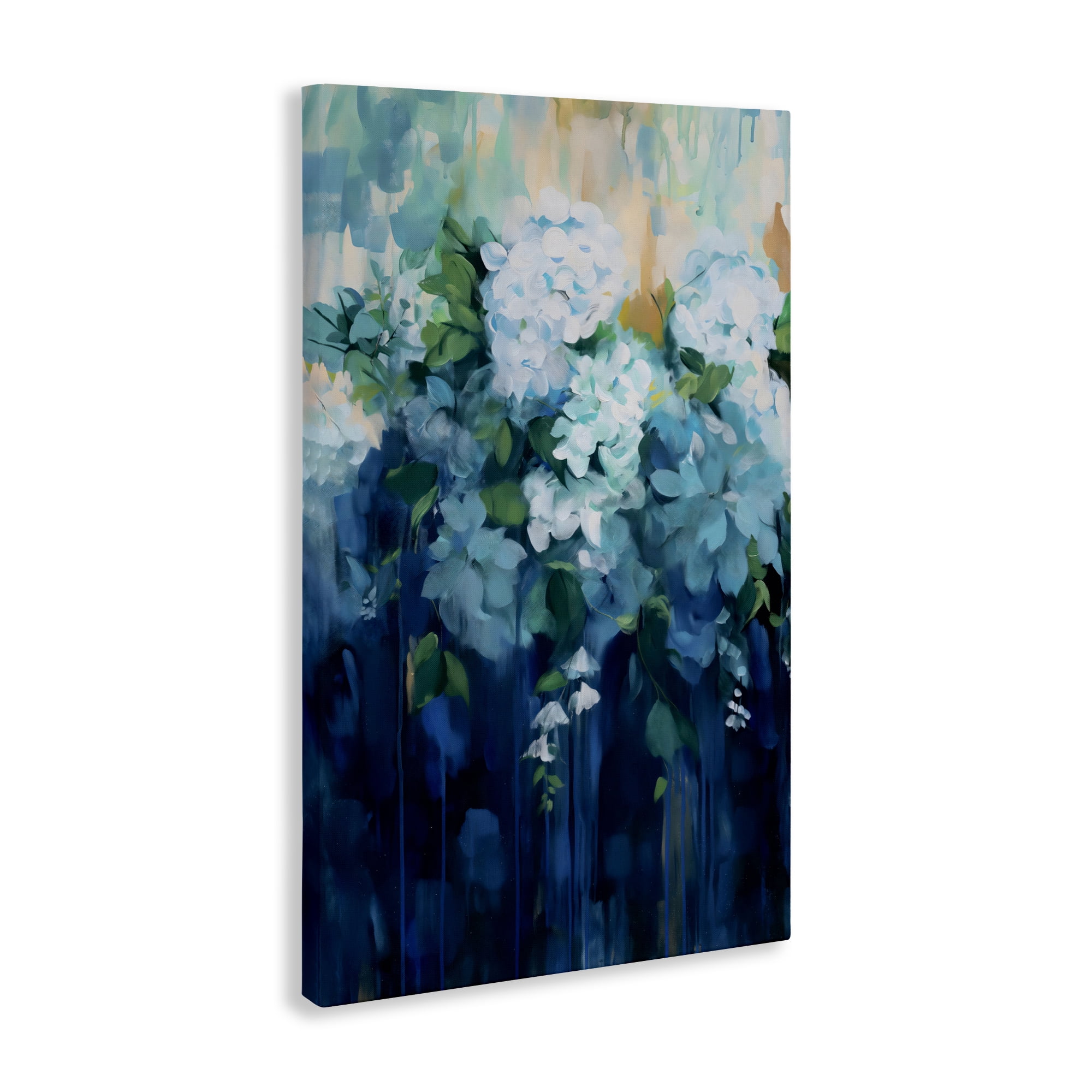 Stupell Industries Lush Blue Hydrangea Abstract Canvas Wall Art, design by Gina Kelly