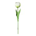 thumbnail image 1 of Tulipán artificial de tacto real de 35 cm de PU, tulipán artificial realista con tallo largo para bodas, hogar, centro de mesa, decoración de jardín de primavera., 1 of 8