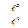 thumbnail image 4 of Guardurnaity Hair Ties Alta elasticidad Adornos elásticos Anillo de cola de caballo ajustable Scrunchies para mujeres Accesorios Oro Type2 NO2 Guardurnaity CBP234461, 4 of 6