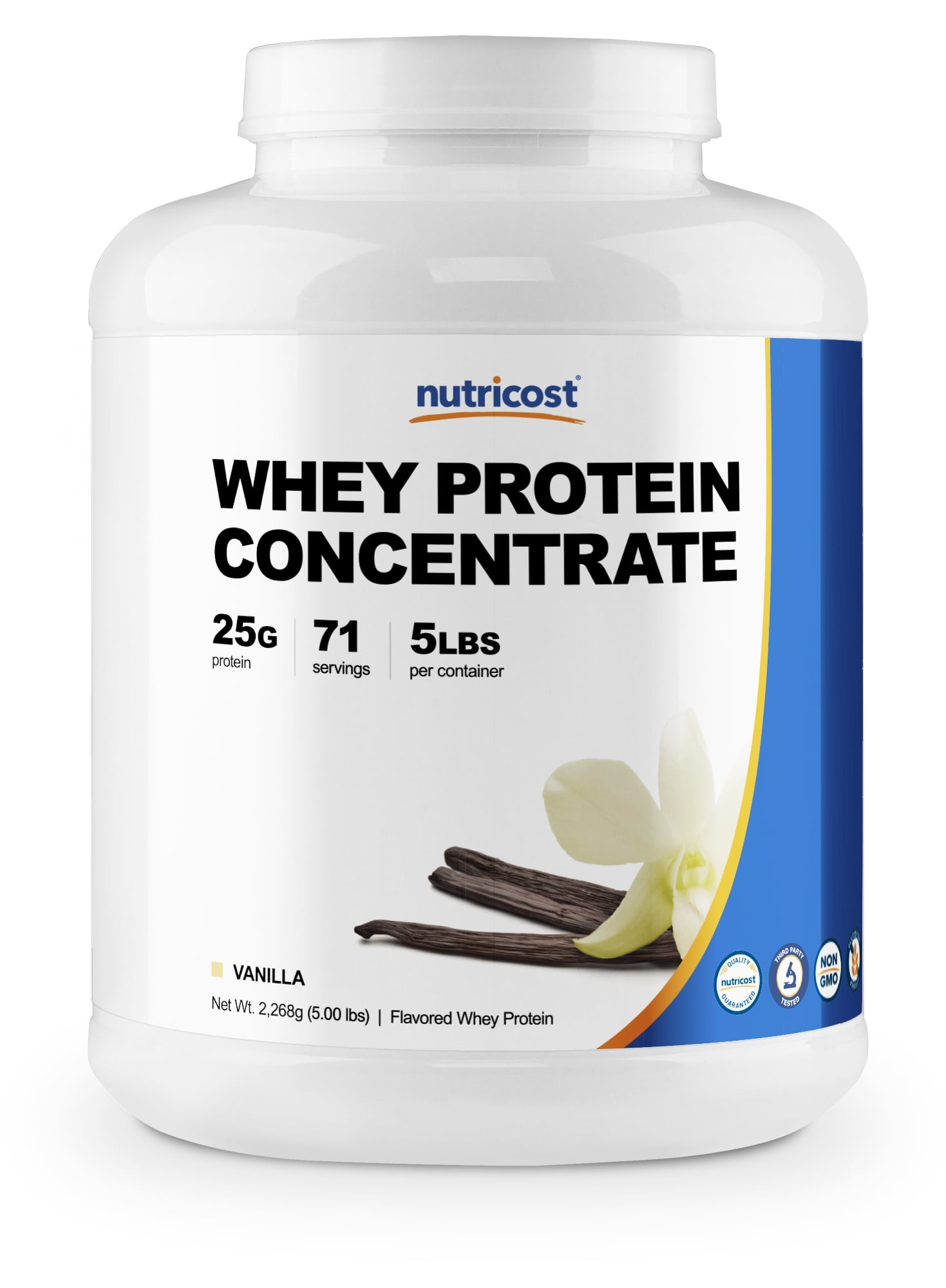 Nutricost Whey Protein Concentrate (Vanilla) 5LBS - Walmart.com ...