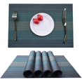 thumbnail image 1 of Place Mats (Set Of 4), Non-Slip, Washable Placemats, Pvc Scratch-Resistant, Heat-Resistant Place Mats, Dirt-Repellent And Washable, Place Mats For Kitchen Dining Table, 1 of 7