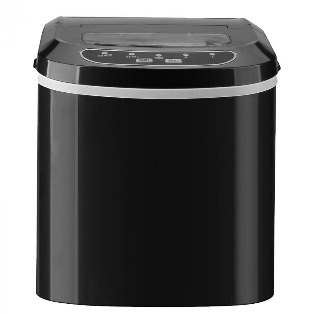 FOOING Ice Maker Machine Countertop,26Lbs/24H Portable Compact Ice Cube