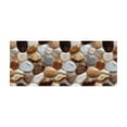 thumbnail image 2 of ERK Corridor Stone Patterned Carpet 3D Pebble Pattern Entrance Mat Slip Washable,50x120cm, 2 of 5