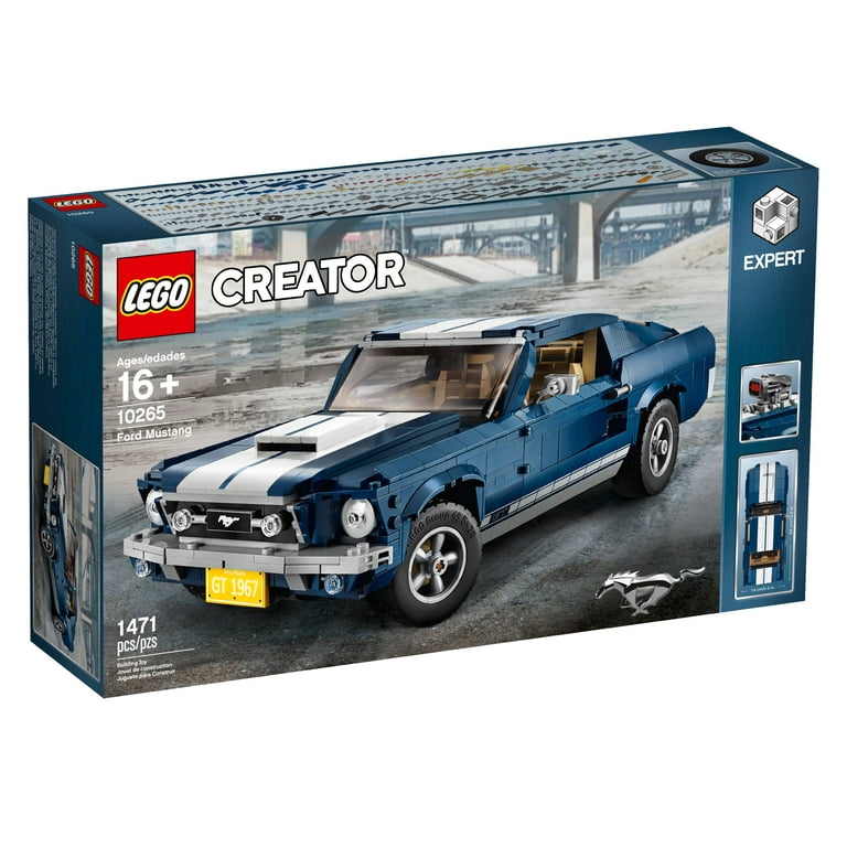 LEGO Creator Expert Ford Mustang 10265 Building Set - Exclusive Advanced Collector's Car Model, Featuring Detailed Interior, V8 Engine, and Office Display, Collectible for Adults and Teens - Walmart.com