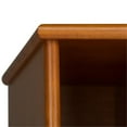 thumbnail image 4 of Allora 1 Drawer 64" Modern Solid Wood Bookcase in Teak Brown, 4 of 5