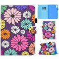thumbnail image 1 of Dteck Folio Stand Wallet Case for iPad Mini 6 2021 (6th Gen), Premium PU Leather Shockproof Protective Cover with Multi-Angle Viewing & Pencil Holder for iPad Mini 6th Gen 8.3 Inch - Daisy, 1 of 6