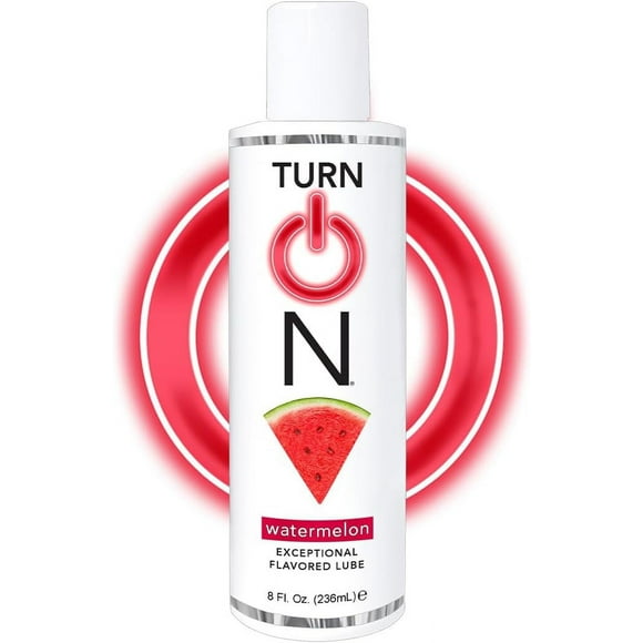 SDES-Watermelon Flavored Edible Sex Lube 8 Ounce Premium Personal Lubricant, Long Lasting Formula for Condom Safe Vegan Ph Balanced Hypoallergenic & Paraben Free Intimacy, Oral Lube for Men & Women