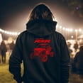 thumbnail image 2 of RZR Black Zip-Up Hoodie - Polaris Offroad Apparel, 2 of 3