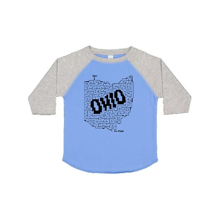 

Inktastic Ohio Maze Puzzle Gift Toddler Boy or Toddler Girl T-Shirt