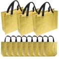 thumbnail image 1 of 12 bolsas de fiesta reutilizables, bolsas de regalo para fiestas, bolsas de mano con asa, 1 of 8