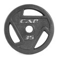 thumbnail image 1 of Disco de peso CAP Barbell de hierro fundido olímpico de 16 kg, negro, 1 of 6