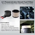 thumbnail image 3 of New 6.7L F-350 Motorcraft FD4615 Diesel Fuel Filter Set for Ford F-250 Super, 3 of 5