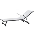 thumbnail image 1 of Alfresco Home Oceanview Chaise Longue de Patio Réglable - Ensemble de 1, Noir Soho, 1 of 6