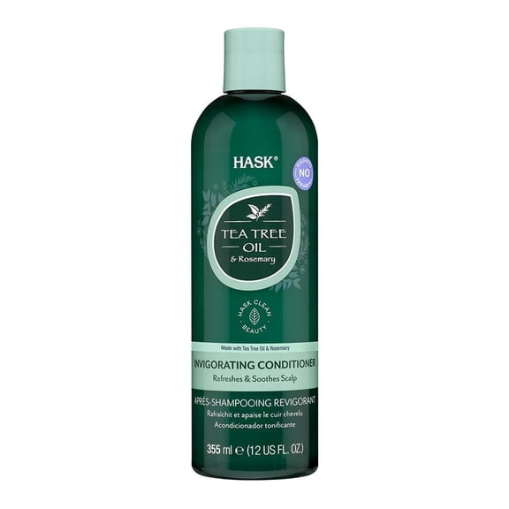 Hask Tea Tree Oil and Rosemary Scalp Care Conditioner, 12 oz