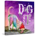 thumbnail image 2 of "Dig It" Painting Print on Wrapped Canvas, 2 of 7