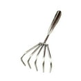 thumbnail image 4 of S SERENABLE Stainless Steel Claws Rake Hand Rake for Loosening Beach Clamming Accessories 5 tooth 9cm, 4 of 9