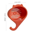 thumbnail image 1 of pstuiky Multi Functional Faucet Drainage Basket No Punching Dry Wet Separation Fruit Vegetable Washing Basin Sink Filter Basket Plastic Kitchen Organizer, 1 of 5