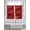 Red Black, variant on Valentine's Cardinal Bathroom Window Curtain, Red Love Heart Birds Branch Light Filtering Coffee Kitchen Curtains, Bedroom Living Room Curtains 2 Panel 84"x45"
