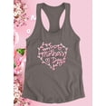 thumbnail image 3 of Mother's Day Nature Heart Racerback Tank Women -Image by Shutterstock, Female XX-Large, 3 of 4