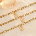 thumbnail image 7 of Gold Initial Bracelet for Women Mens Dainty Couples 14K Gold Plated Letter Bracelets for Women Non Tarnish Filled Gold Charm Bracelet Trendy, 7 of 7