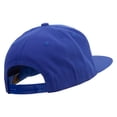 thumbnail image 4 of Weekend Hooker Text Embroidered Wool Blend Prostyle Snapback - Royal OSFM, 4 of 5