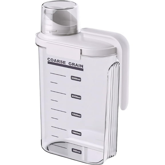 Dog Food Storage Container 2 lb: Small Cat Food Storage Container,Airtight Dog Food Container With Plastic Cup,Pet Food Storage Containers For Bird Fish Food And Flour,Rice Dispenser 2lbs