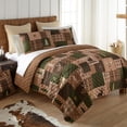 thumbnail image 5 of Donna Sharp Juego De Cama King – 3 Piezas – Juego De Edredón Green Forest Lodge Con Edredón King Y Dos Fundas De Almohada Estándar – Lavable A Máquina, 5 of 5